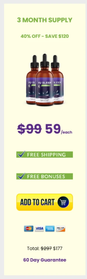 Buy Yu Sleep 3 bottles package