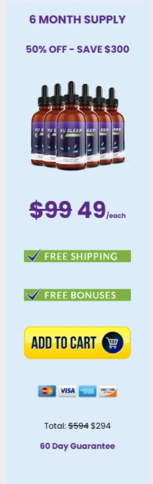 Buy Yu Sleep 6 bottles package