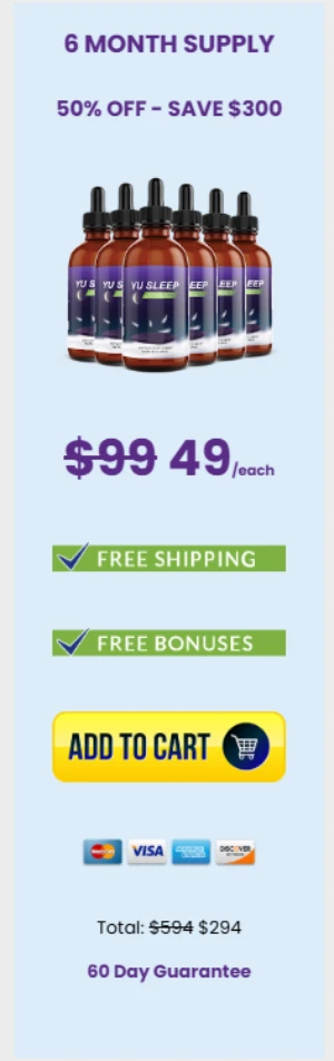 Yu Sleep 6 bottles price